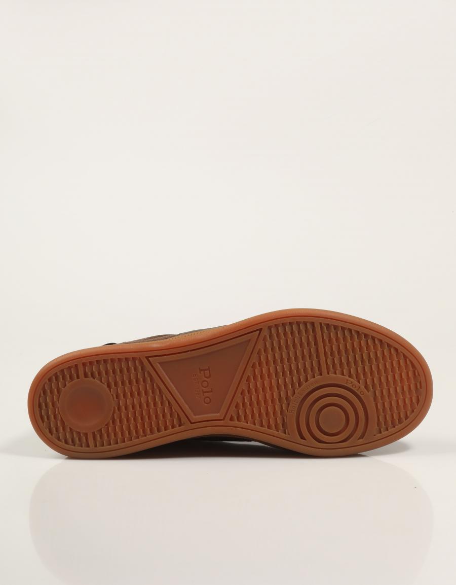 ZAPATILLAS POLO RALPH LAUREN HERITAGE AERA PP SUEDE/LEATHER en color Marron