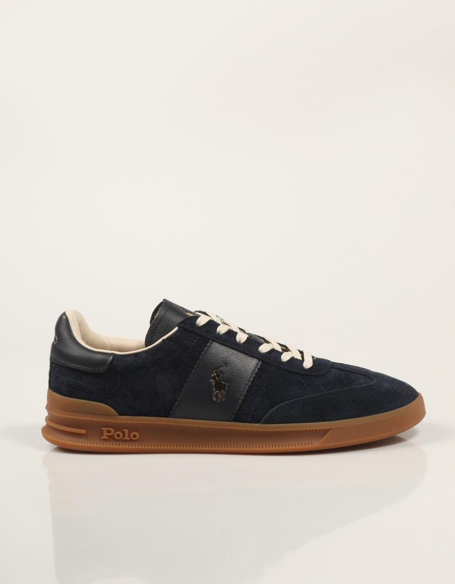 ZAPATILLAS POLO RALPH LAUREN HERITAGE AERA PP SUEDE/LEATHER en color Azul marino