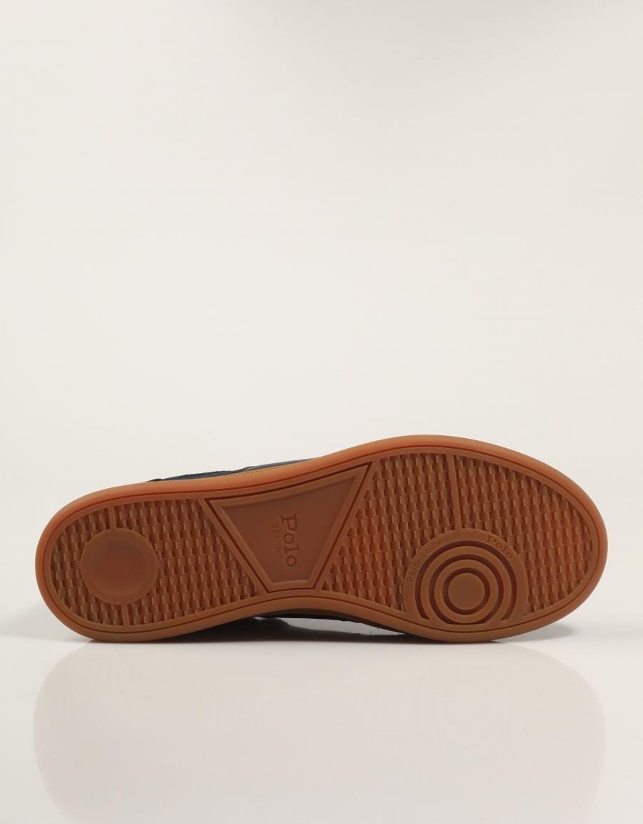 ZAPATILLAS POLO RALPH LAUREN HERITAGE AERA PP SUEDE/LEATHER en color Azul marino