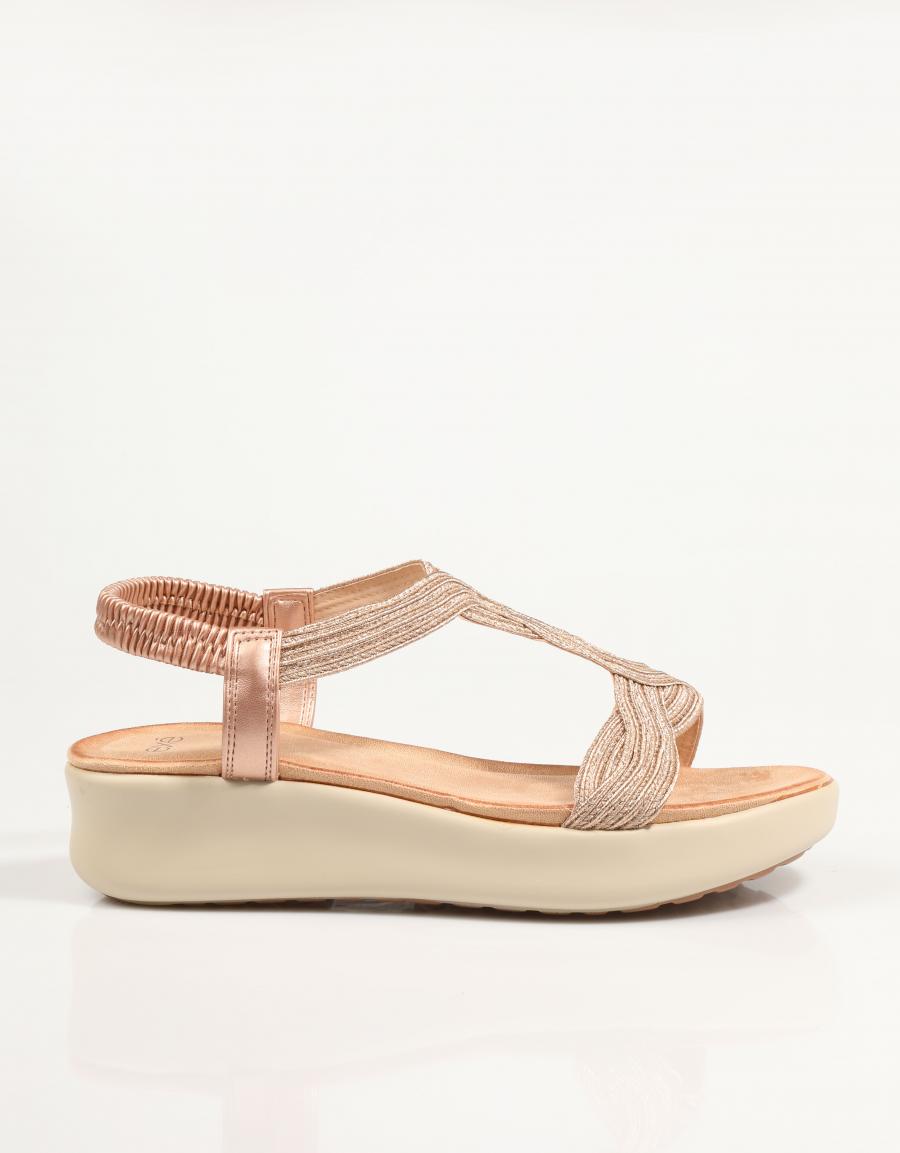 SANDALIAS EXE BZX33170 R9 en color Oro