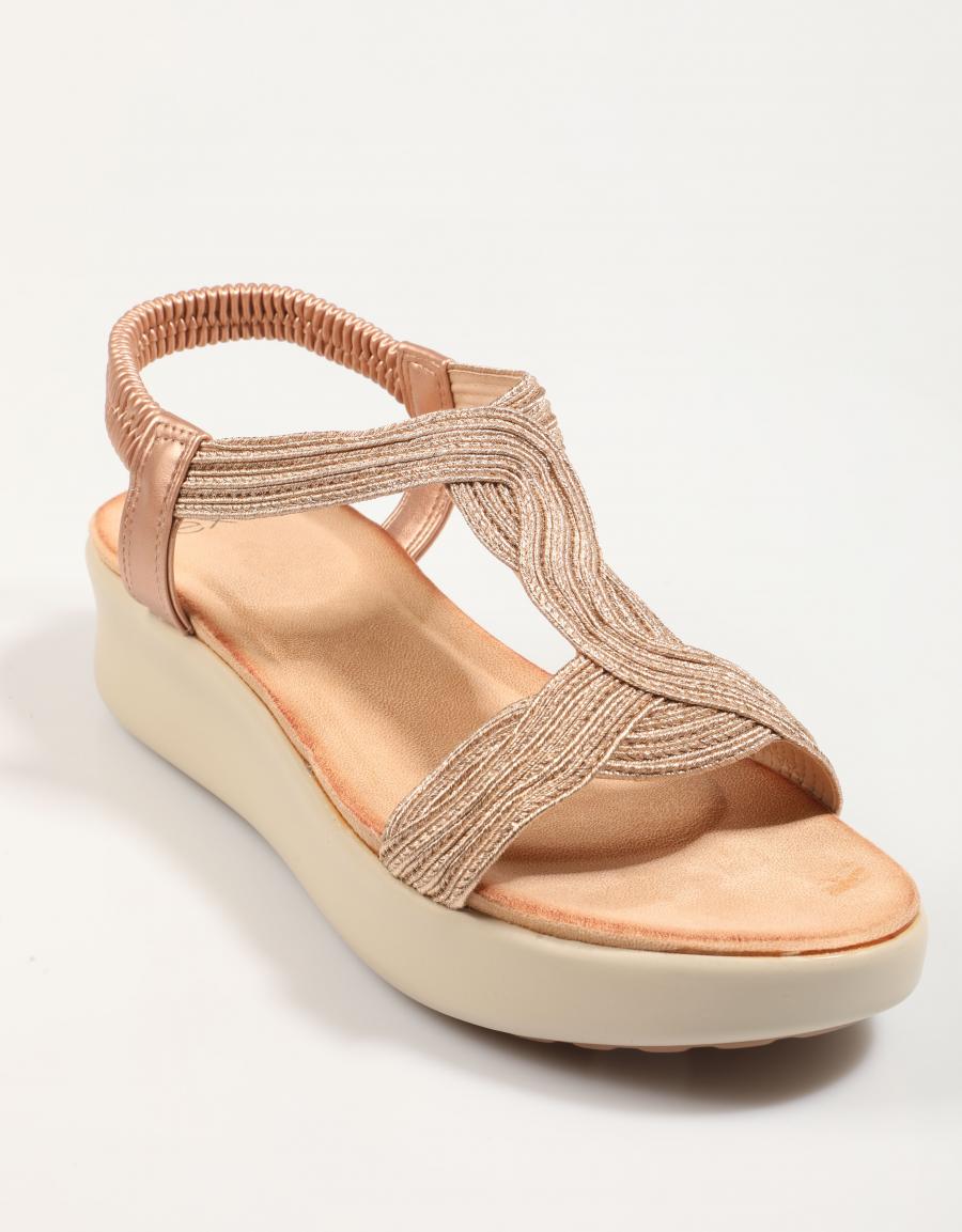 SANDALIAS EXE BZX33170 R9 en color Oro