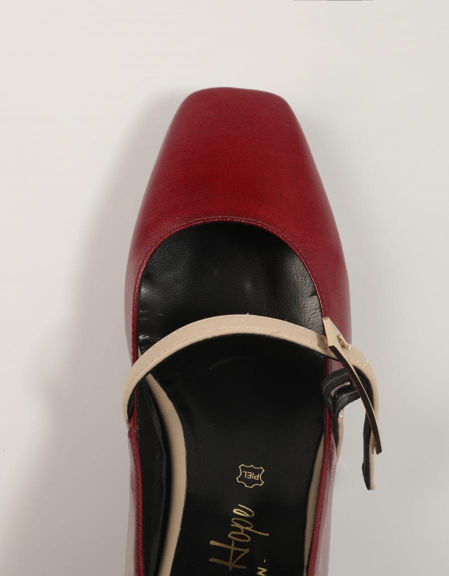 ZAPATOS REBECCA HOPE 2720G en color Rojo