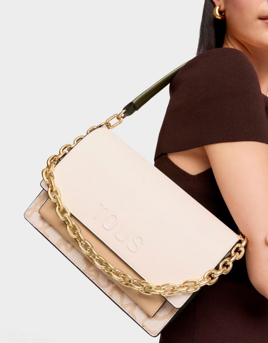 BOLSO TOUS KAOS ICON BANDOLERA M AUDREE K en color Hielo