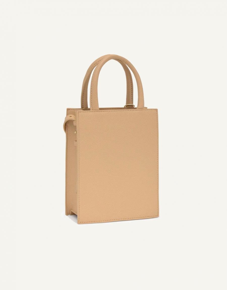 BOLSO TOUS BRENDA BOLSO MINI CUBE en color Beige