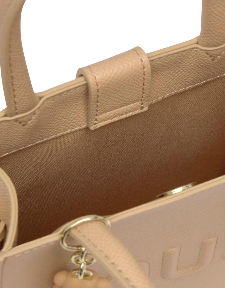 BOLSO TOUS BRENDA BOLSO MINI CUBE en color Beige