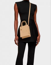 BOLSO TOUS BRENDA BOLSO MINI CUBE en color Beige