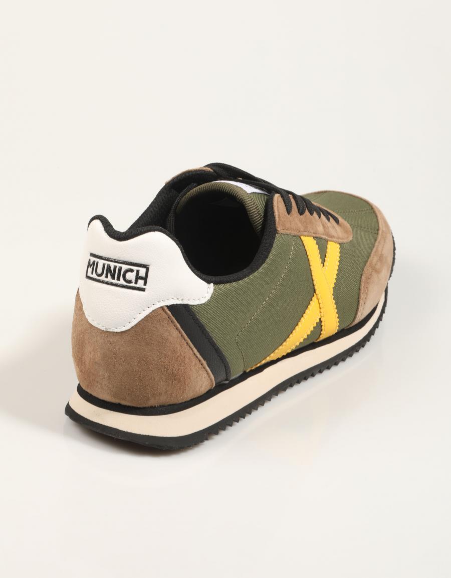 ZAPATILLAS MUNICH RIBER en color Verde