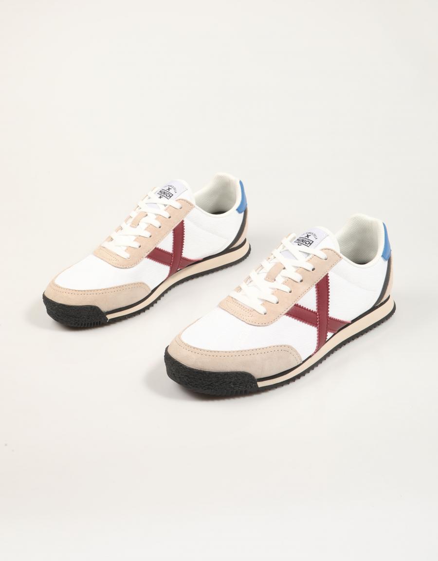 ZAPATILLAS MUNICH RIBER en color Blanco