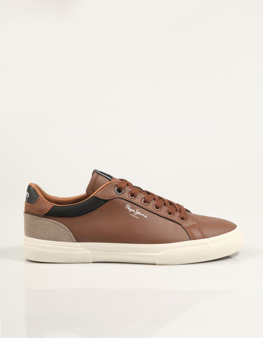 ZAPATILLAS PEPE JEANS KENTON COURT M PMS30839 en color Cuero