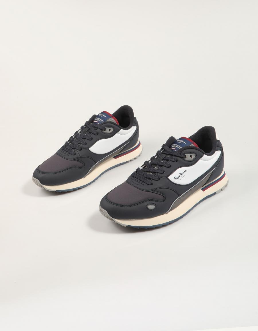 ZAPATILLAS PEPE JEANS BEXLEY SOUTH M PMS400007 en color Azul marino