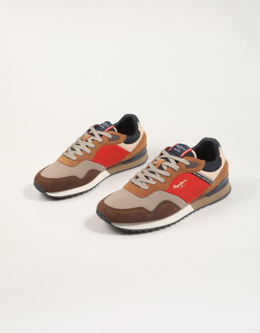 ZAPATILLAS PEPE JEANS LONDON MOOD M PMS400012 en color Marron