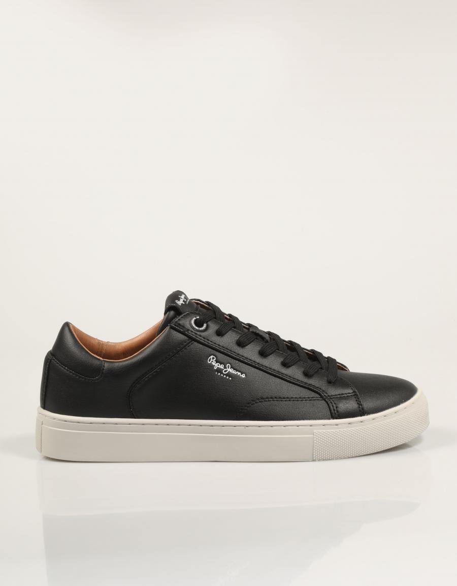 ZAPATILLAS PEPE JEANS JOE BASIC PMS00048 en color Negro
