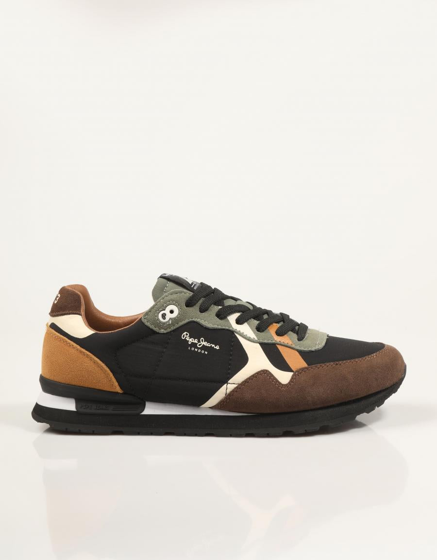 ZAPATILLAS PEPE JEANS BRIT PRINTS M PMS400002 en color Marron