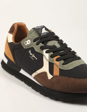 ZAPATILLAS PEPE JEANS BRIT PRINTS M PMS400002 en color Marron