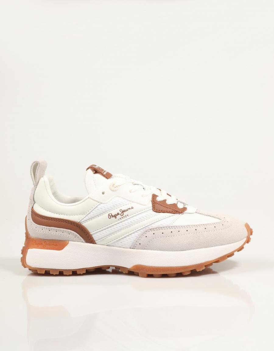 ZAPATILLAS PEPE JEANS LUCKY CLASS W PLS600017 en color Blanco