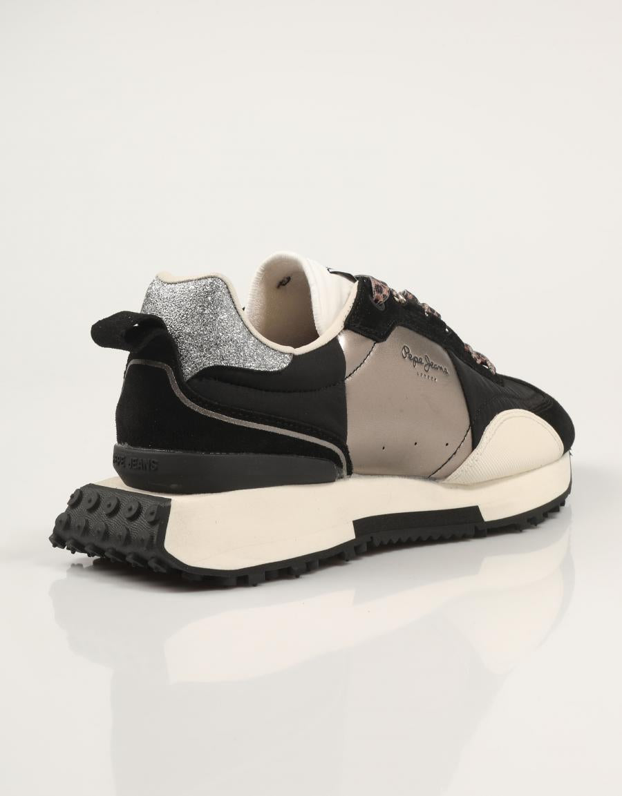 ZAPATILLAS PEPE JEANS ARCHER ELITE W PLS600001 en color Negro