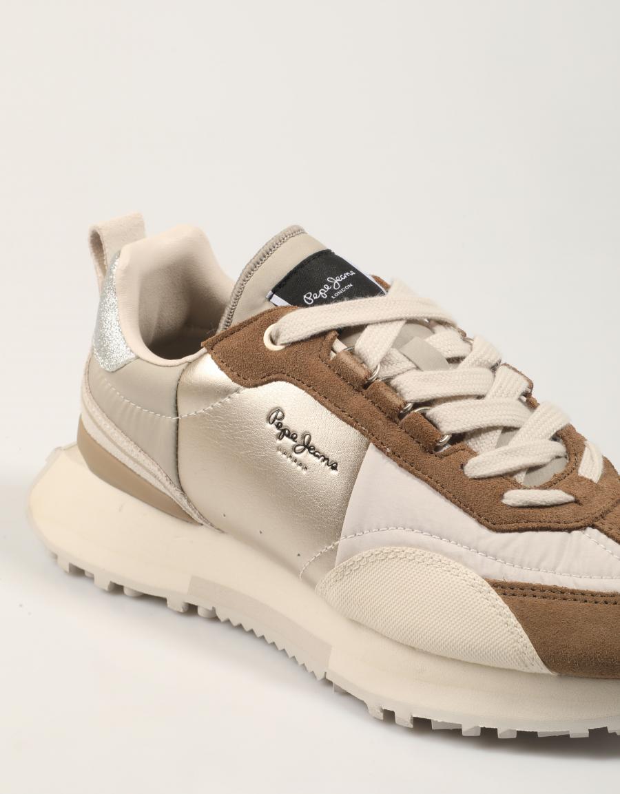 ZAPATILLAS PEPE JEANS ARCHER GALA W PLS600001 en color Beige