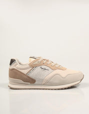 ZAPATILLAS PEPE JEANS LONDON LOGO W PLS400007 en color Beige