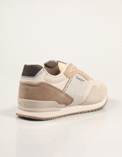 ZAPATILLAS PEPE JEANS LONDON LOGO W PLS400007 en color Beige