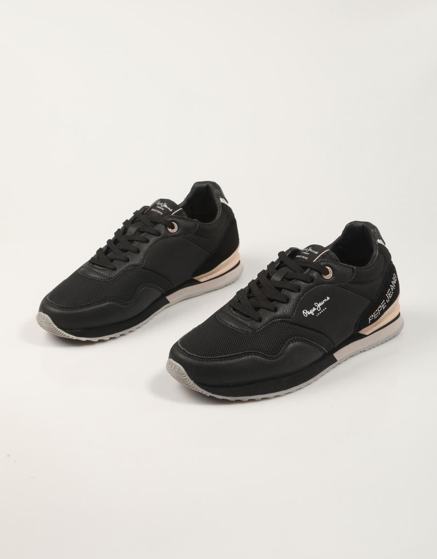 ZAPATILLAS PEPE JEANS LONDON PARTY W  PLS400008 en color Negro