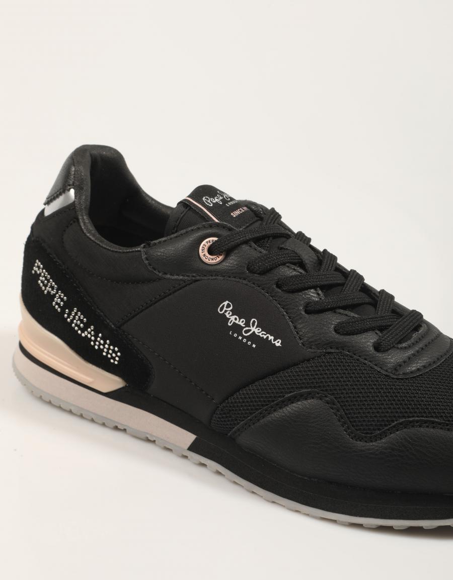 ZAPATILLAS PEPE JEANS LONDON PARTY W  PLS400008 en color Negro