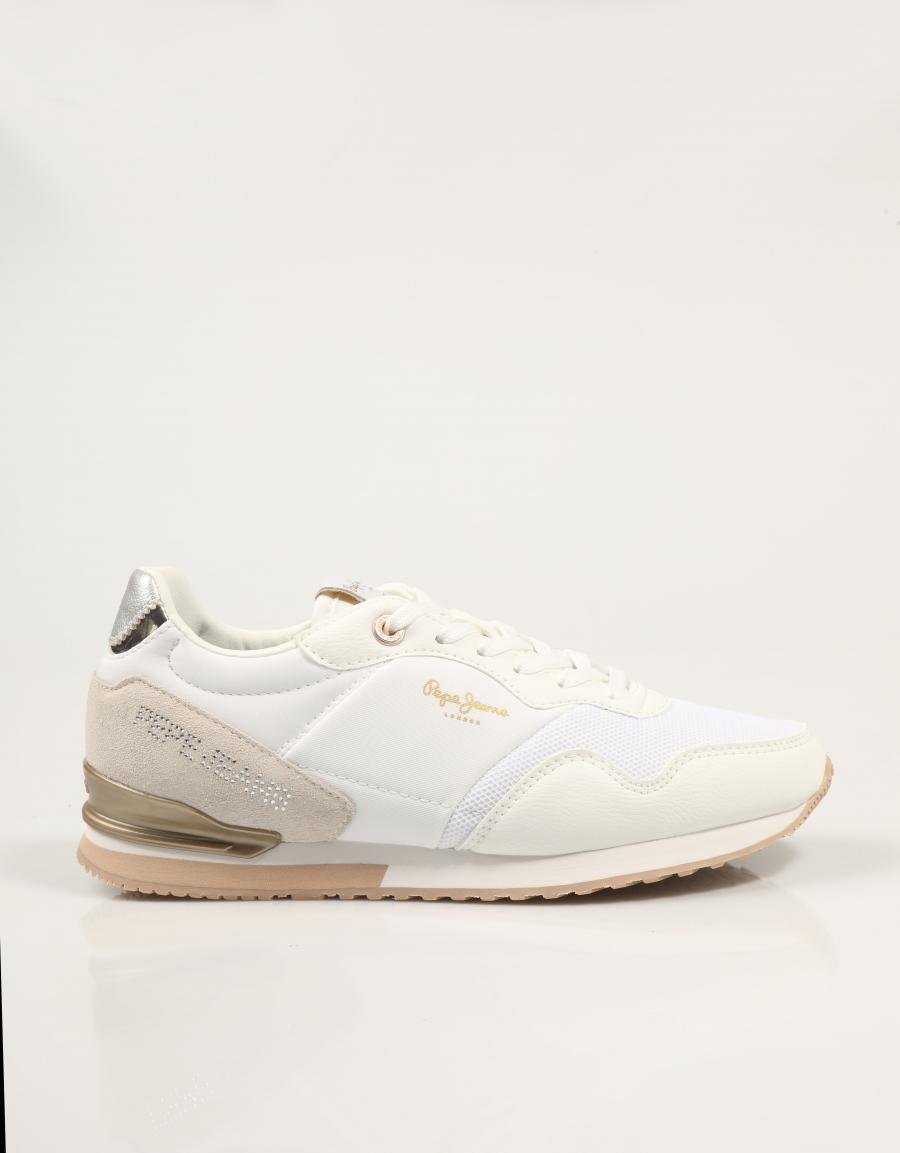 ZAPATILLAS PEPE JEANS LONDON PARTY W  PLS400008 en color Blanco