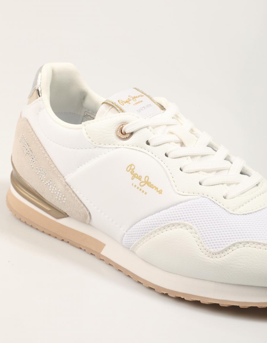 ZAPATILLAS PEPE JEANS LONDON PARTY W  PLS400008 en color Blanco