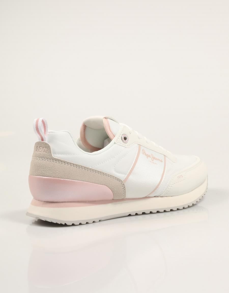 ZAPATILLAS PEPE JEANS DUBLIN FAME G PGS400001 en color Blanco