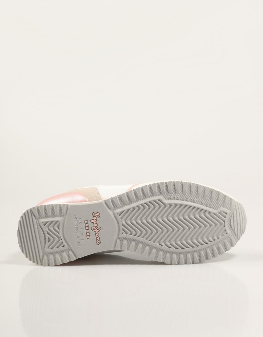 ZAPATILLAS PEPE JEANS DUBLIN FAME G PGS400001 en color Blanco