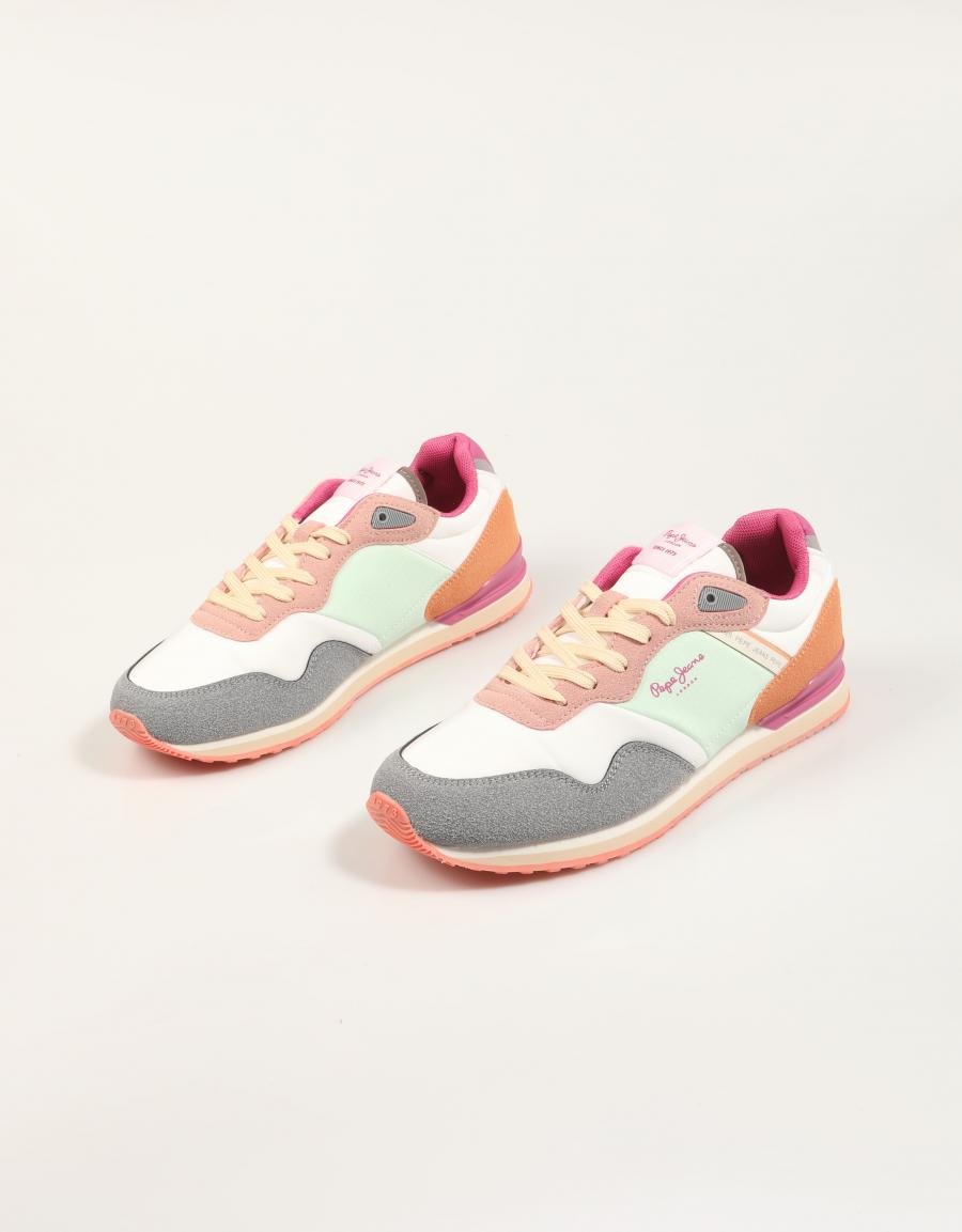 ZAPATILLAS PEPE JEANS LONDON LOGO G PGS400006 en color Multicolor