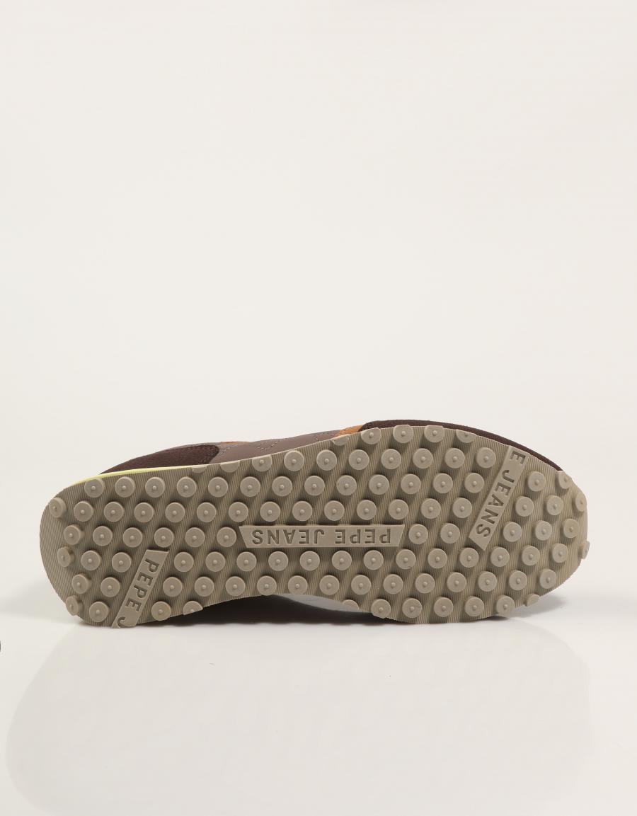 ZAPATILLAS PEPE JEANS FOSTER CONNECTE en color Marron