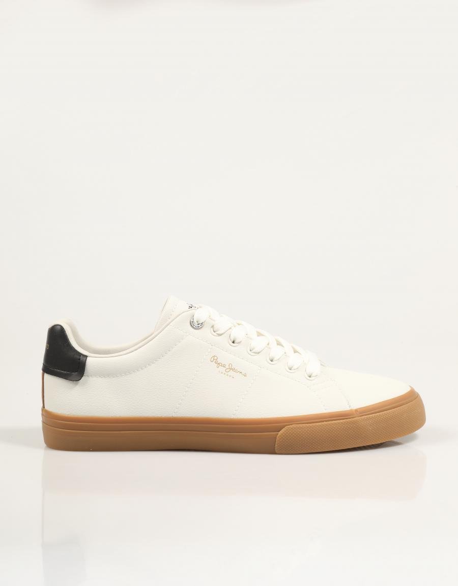 ZAPATILLAS PEPE JEANS KENTON BASE M en color Blanco