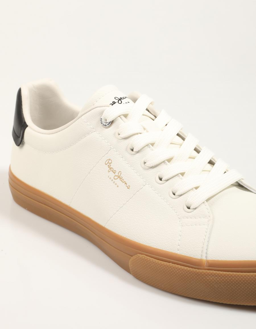 ZAPATILLAS PEPE JEANS KENTON BASE M en color Blanco