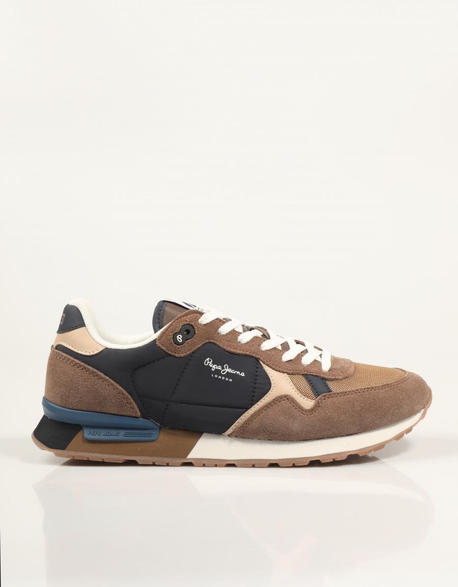 ZAPATILLAS PEPE JEANS BRIT COLORS M en color Marron