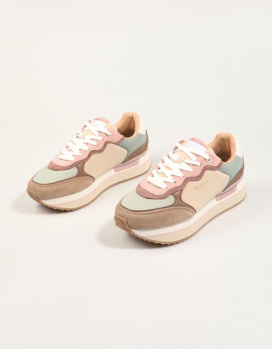 ZAPATILLAS PEPE JEANS RUSPER PLS60006 en color Beige
