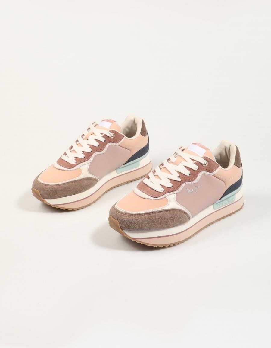 ZAPATILLAS PEPE JEANS RUSPER en color Rosa