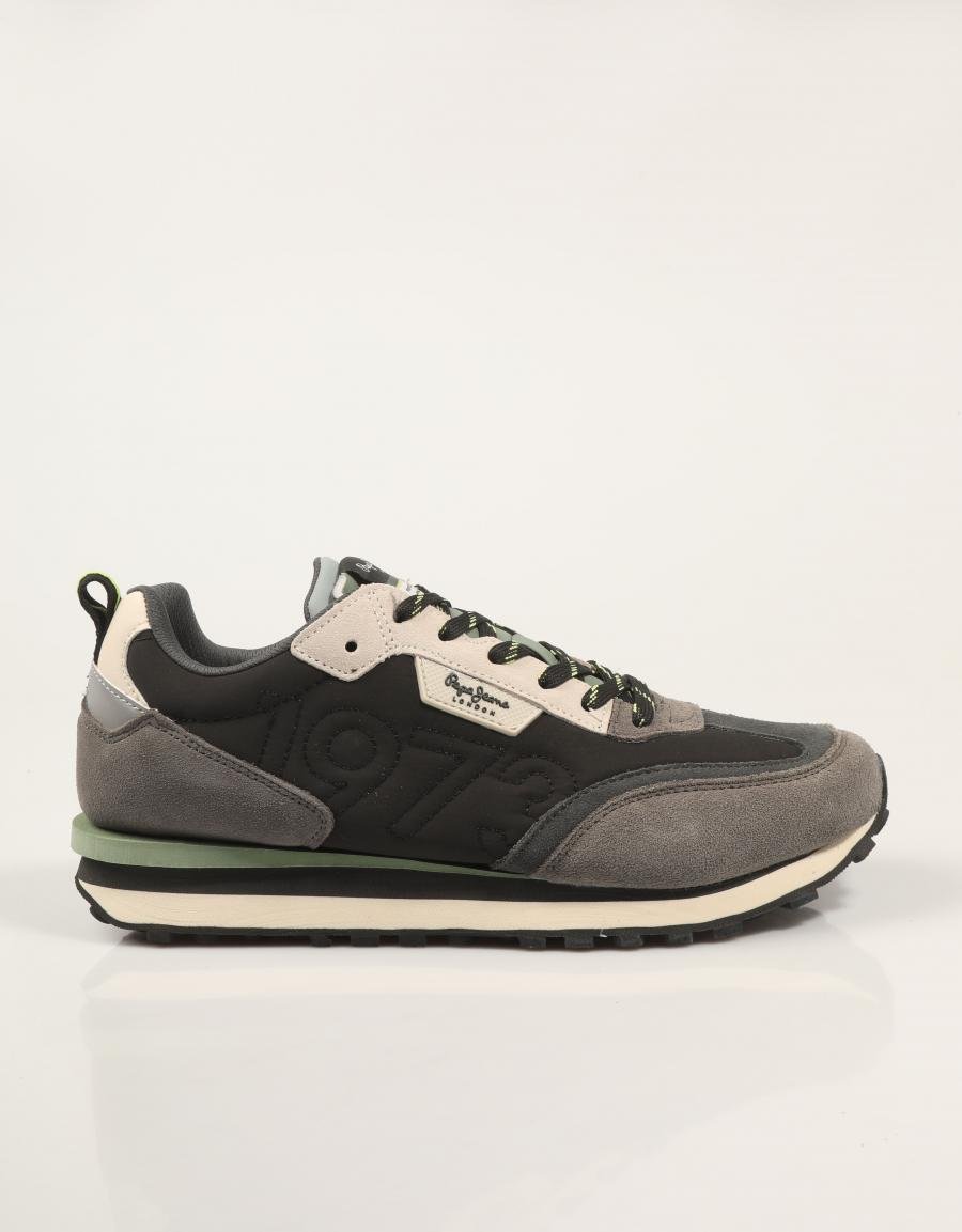 ZAPATILLAS PEPE JEANS FOSTER en color Negro