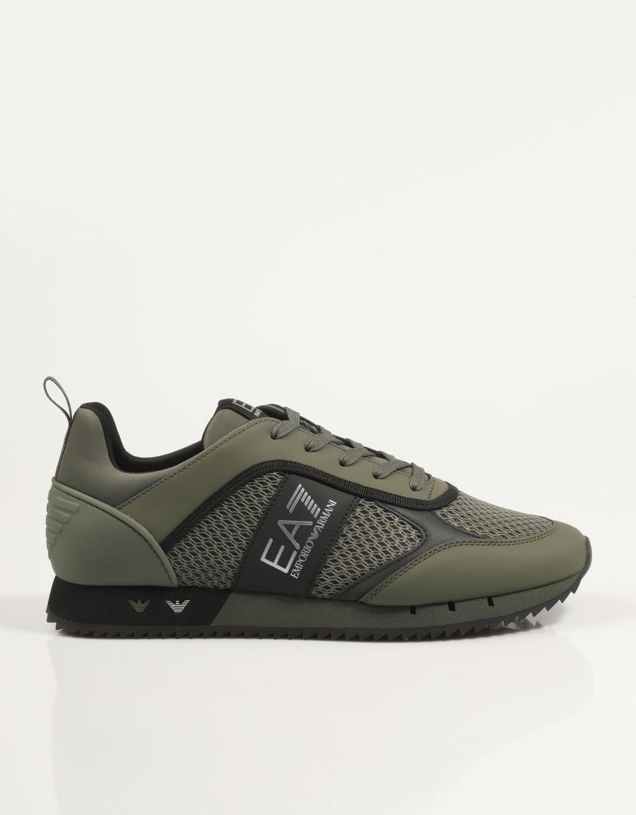 ZAPATILLAS ARMANI EA7 ZAPATILLA MALLA en color Kaki