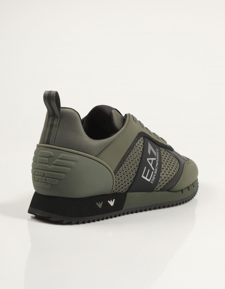 ZAPATILLAS ARMANI EA7 ZAPATILLA MALLA en color Kaki