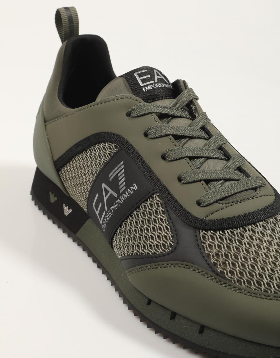 ZAPATILLAS ARMANI EA7 ZAPATILLA MALLA en color Kaki