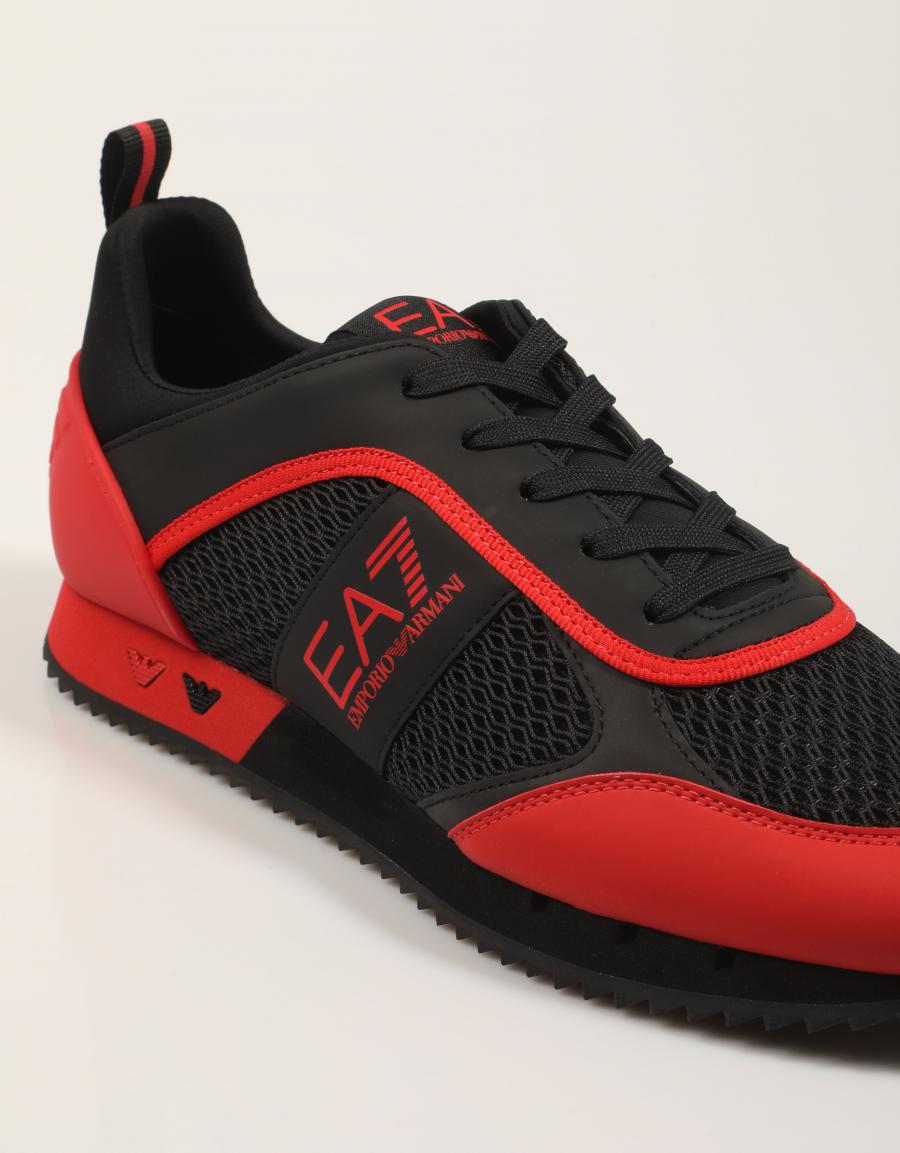 ZAPATILLAS ARMANI EA7 ZAPATILLA MALLA en color Rojo