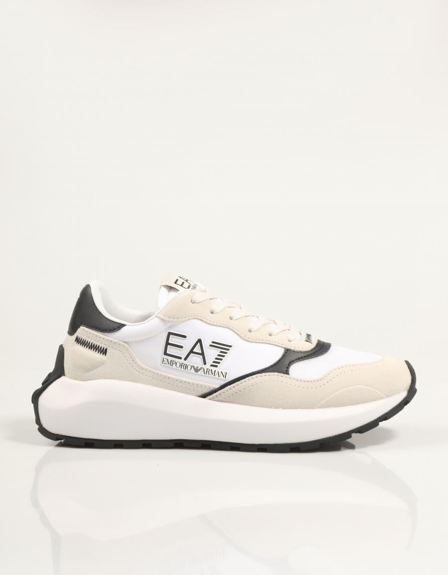 ZAPATILLAS ARMANI EA7 ZAPATILLA WADER MALLA en color Kaki