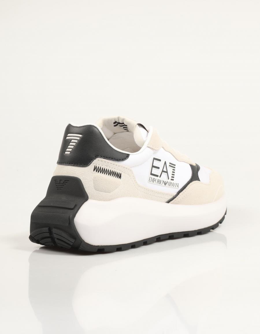ZAPATILLAS ARMANI EA7 ZAPATILLA WADER MALLA en color Kaki