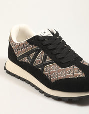 ZAPATILLAS ARMANI EXCHANGE SNEAKER DROP MICRO en color Negro