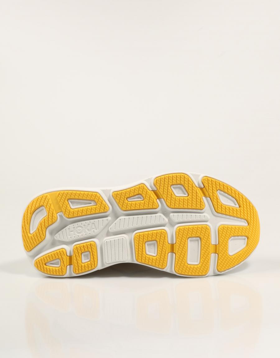 ZAPATILLAS HOKA BONDI 9 WOMAN en color Beige