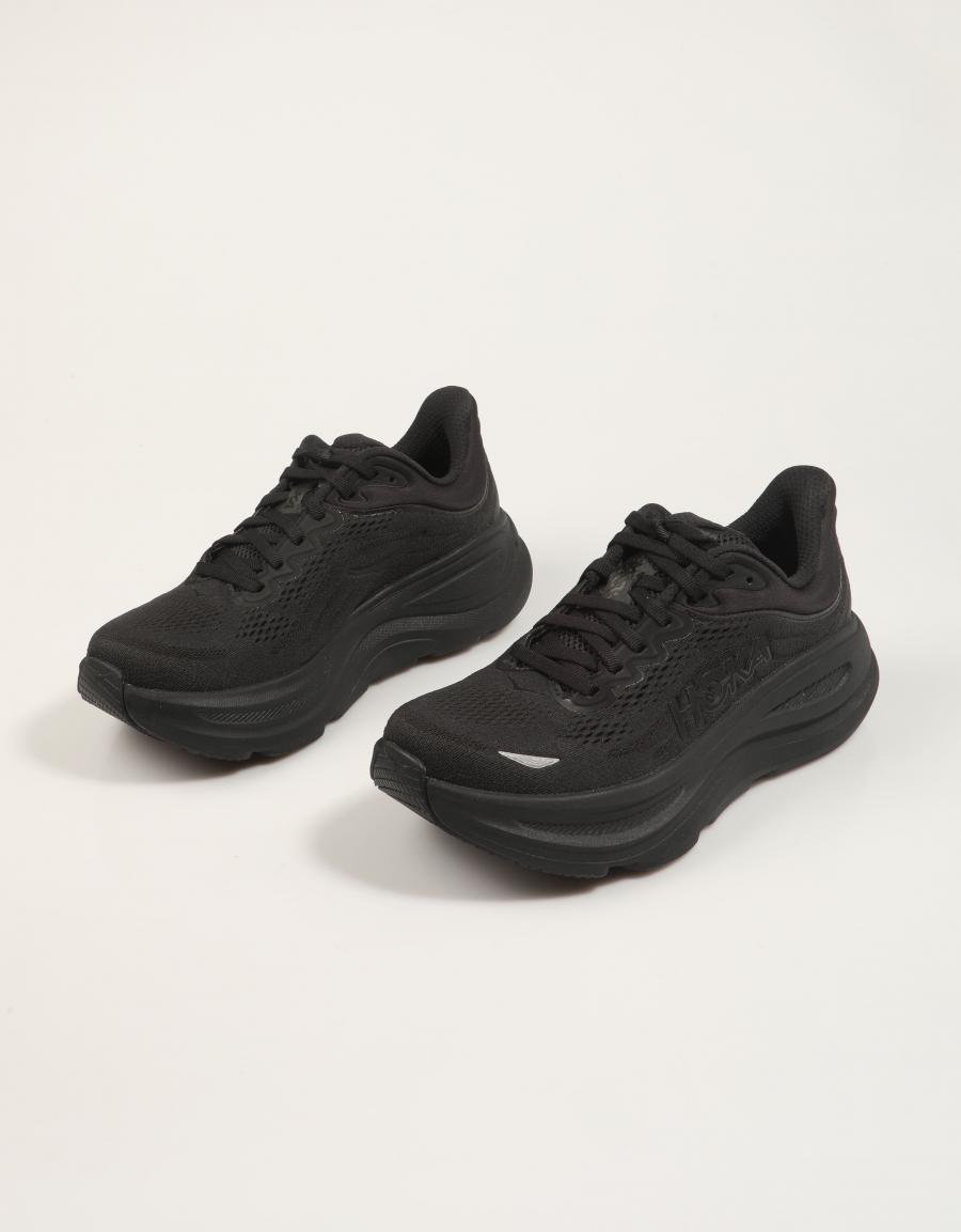 ZAPATILLAS HOKA BONDI 9 WOMAN en color Negro