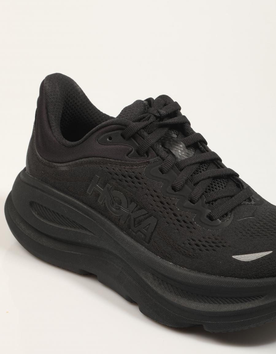 ZAPATILLAS HOKA BONDI 9 WOMAN en color Negro