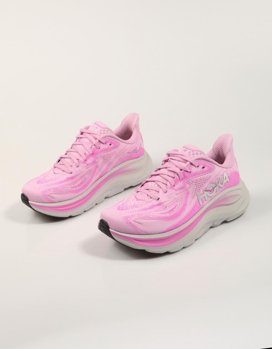 ZAPATILLAS HOKA CLIFTON 10 en color Fuxia