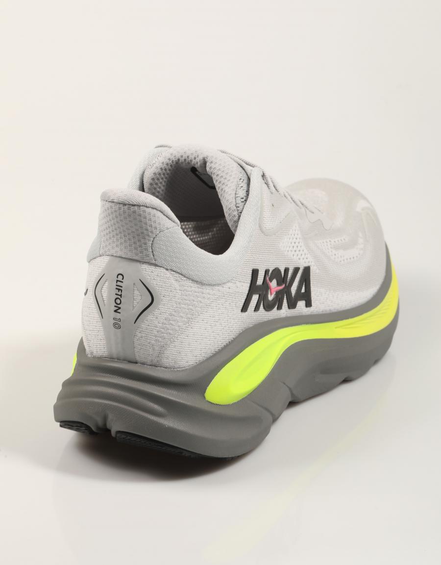 ZAPATILLAS HOKA CLIFTON 10 en color Gris