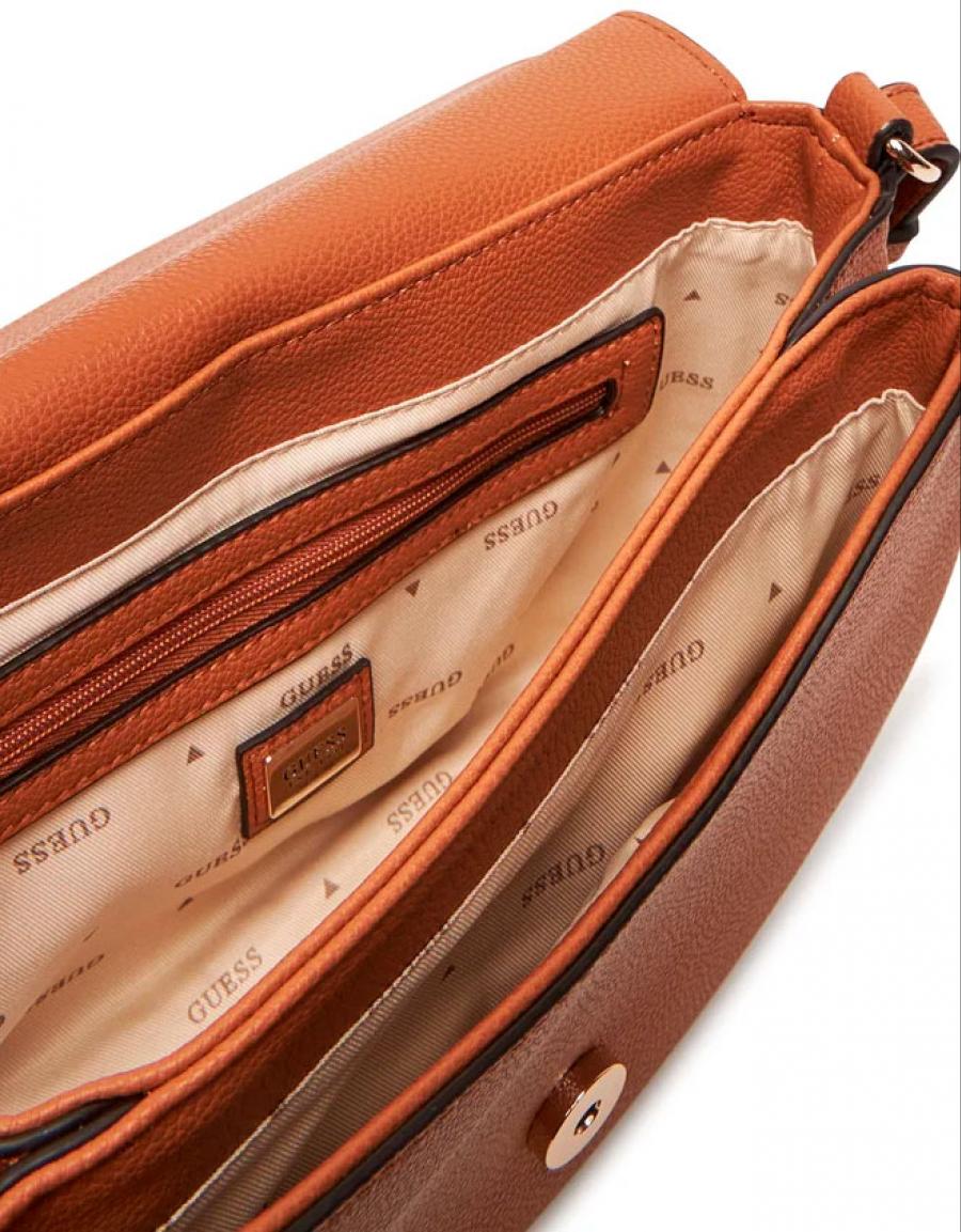 BOLSO GUESS BAGS CALEBRA CONVERTIBLE HWBG95 36210 en color Cuero